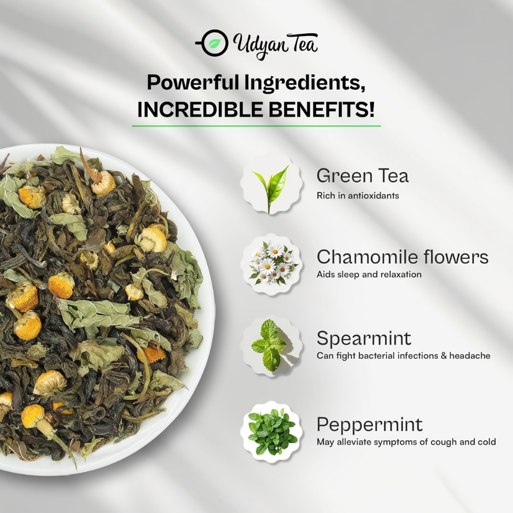 Udyan Tea Chamomile Delight Green Tea - Dista