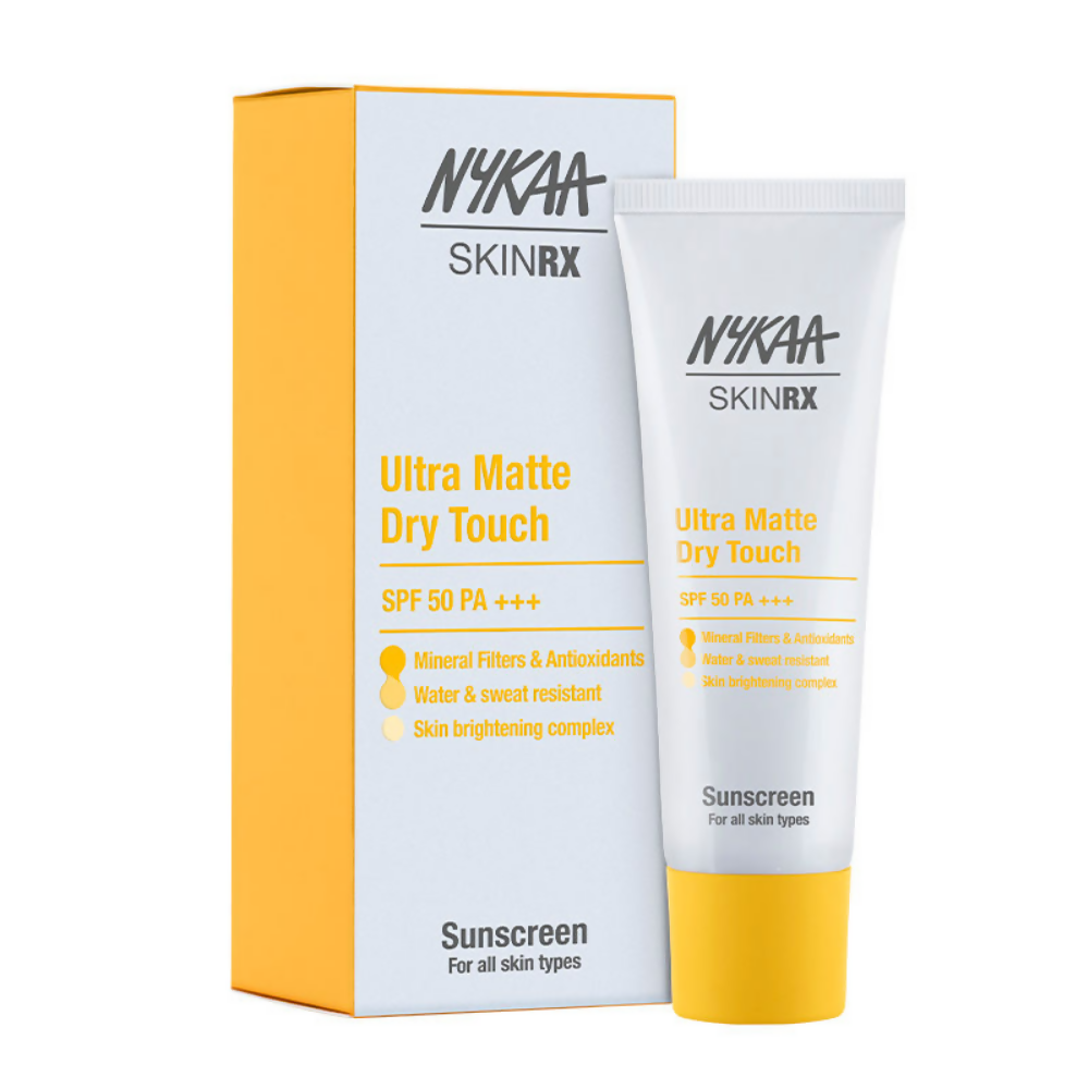 Nykaa SkinRX Ultra Matte Dry Touch Sunscreen SPF 50 PA +++ - Distacart