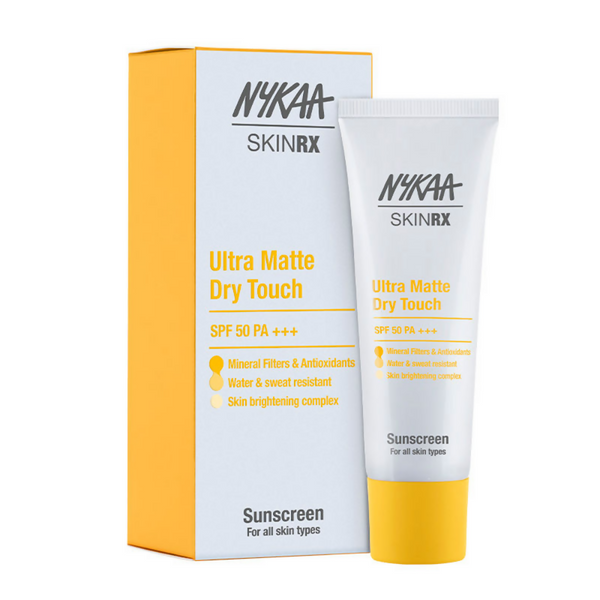 Nykaa SkinRX Ultra Matte Dry Touch Sunscreen SPF 50 PA +++ - Distacart