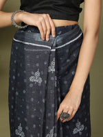 Thumbnail for Astita Cotton Black Saree
