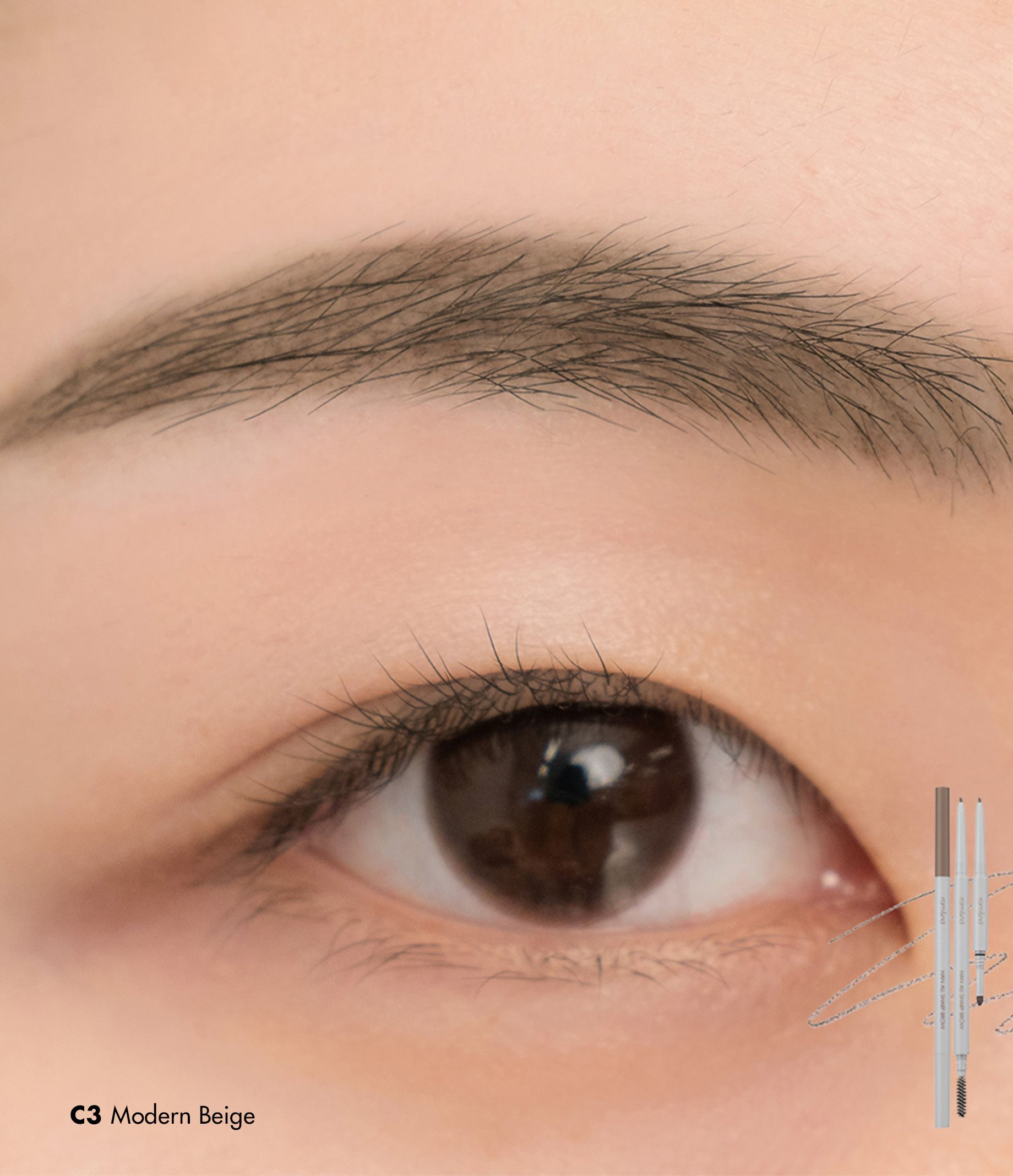 Rom&nd Han All Sharp Brow - C3 Modern Beige - Distacart