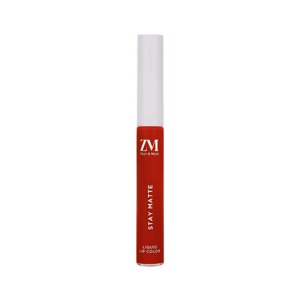 Zayn & Myza Stay Matte Liquid Lip Color - 02 Red Carpet - Distacart