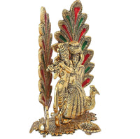 Thumbnail for Chhariya Crafts Metal Radha Krishna Idol - Distacart