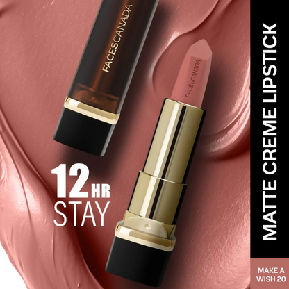Faces Canada Comfy Matte Creme Lipstick - Make A Wish 20 - Distacart