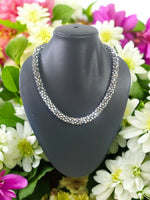 Thumbnail for Inhanns Noor-E-Jalwa – Handmade Crystal Bead Necklace -Adjustable - Titanium - Distacart