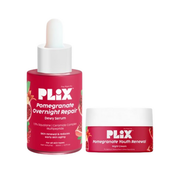 PLIX The Plant Fix 0.6% Retinol Dewy Serum & Anti Ageing Night Cream - Distacart