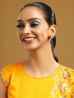 Thumbnail for Ruby Raang Purple Amethyst Kundan Studs