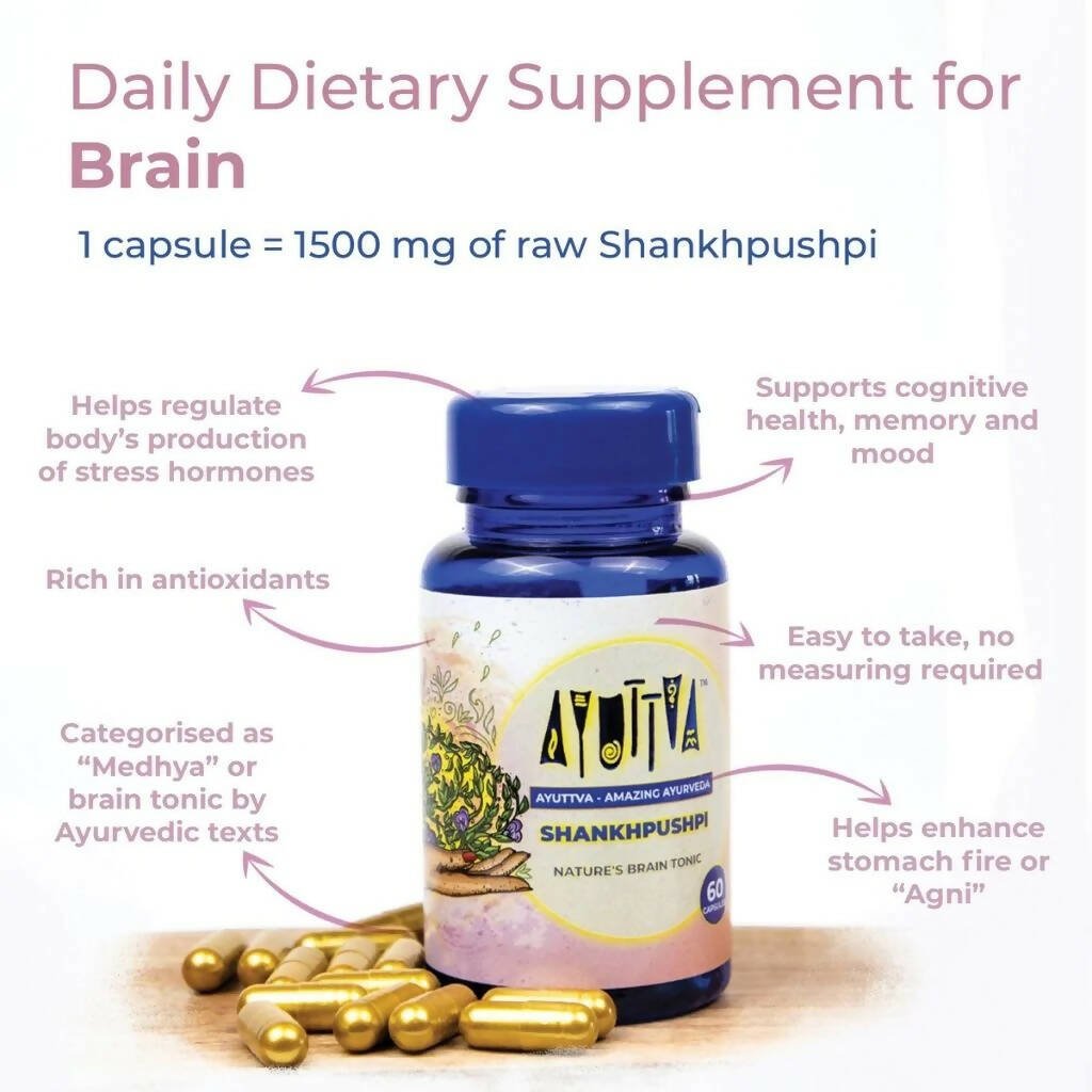 Ayuttva Shankhpushpi Capsules - Distacart
