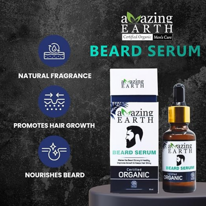 Amazing Earth Certified Organic Beard Serum - Dista