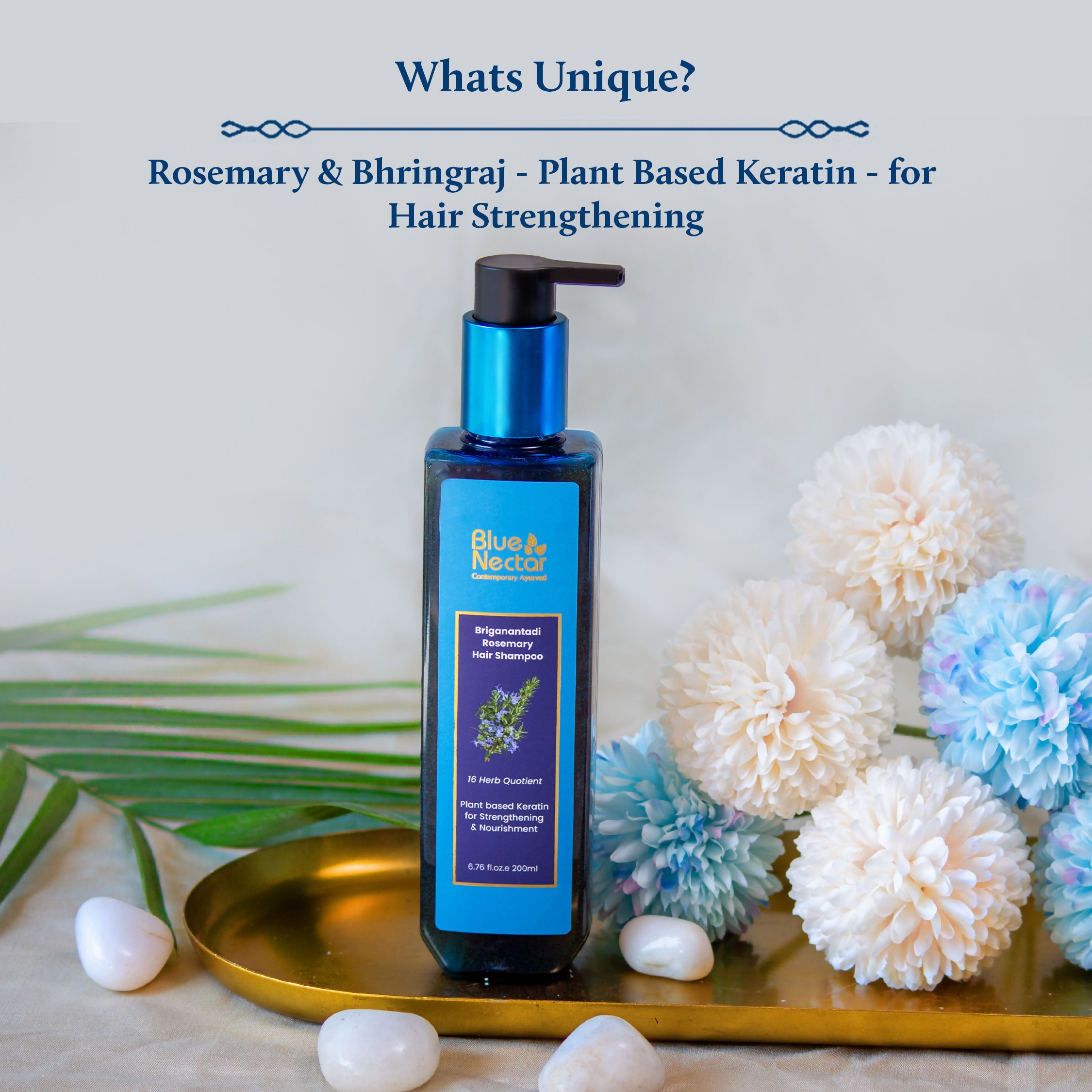 Blue Nectar Rosemary Keratin Shampoo - Distacart