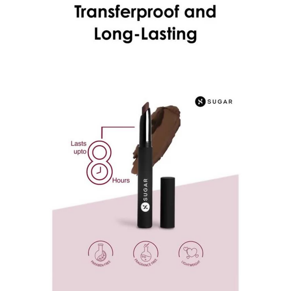 Sugar Cosmetics Matte Attack Transferproof Lipstick - 14 Caffeine Bandit - Dista