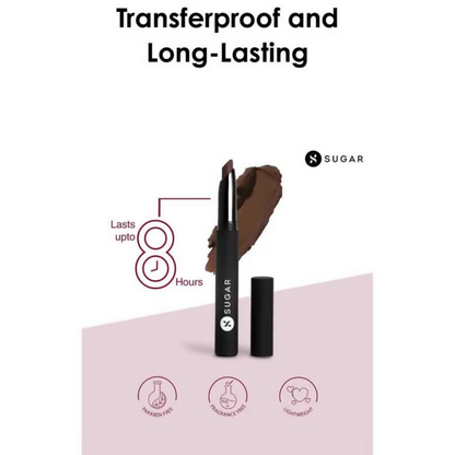 Sugar Cosmetics Matte Attack Transferproof Lipstick - 14 Caffeine Bandit - Dista