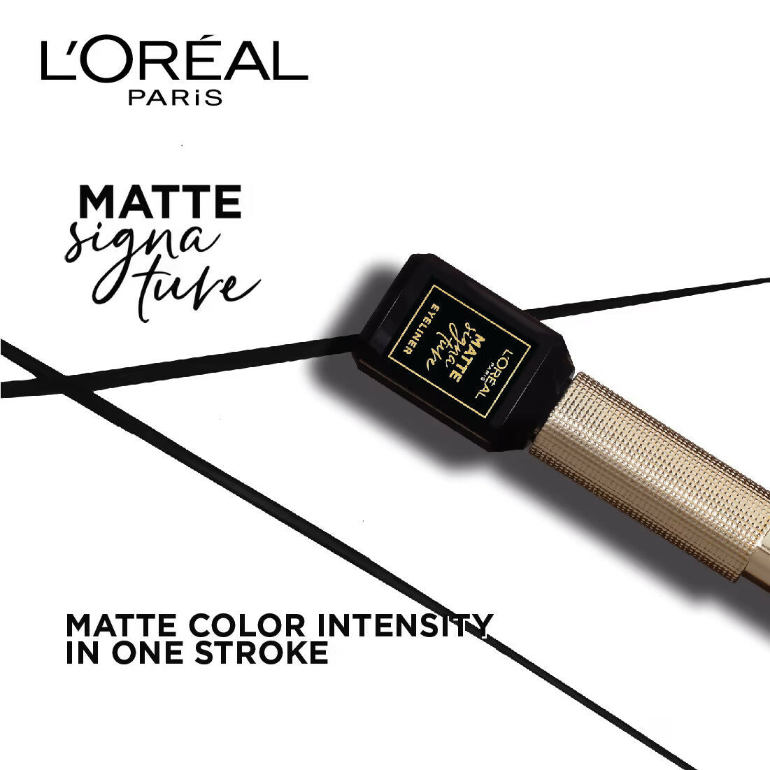 L'Oreal Paris Matte Signature Eyeliner - Black - Distacart