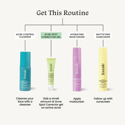 Foxtale Acne Spot Corrector Gel - Reduces Pimples Overnight and Prevents Acne Scars - Distacart