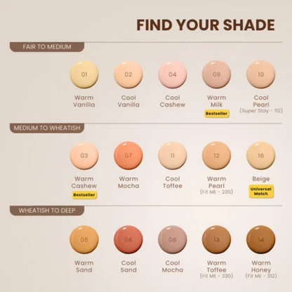 NY Bae 3 IN 1 Serum Foundation - Cool Toffee 11 - Distacart