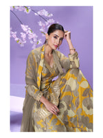 Thumbnail for Aarshi Fashions Grey Floral Print Full Stitched Palazzo Suits - Distacart