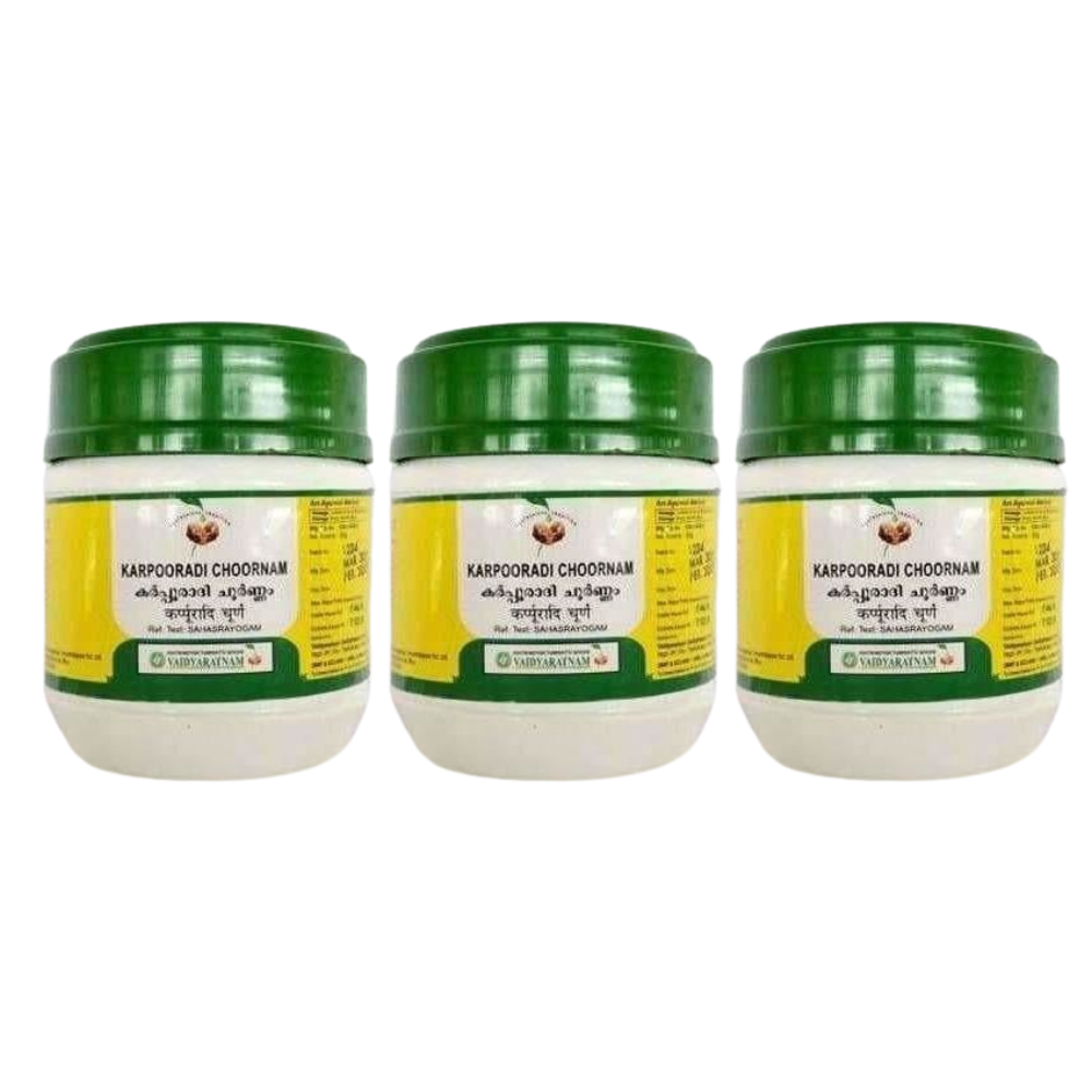 Vaidyaratnam Karpooradi Choornam - Distacart