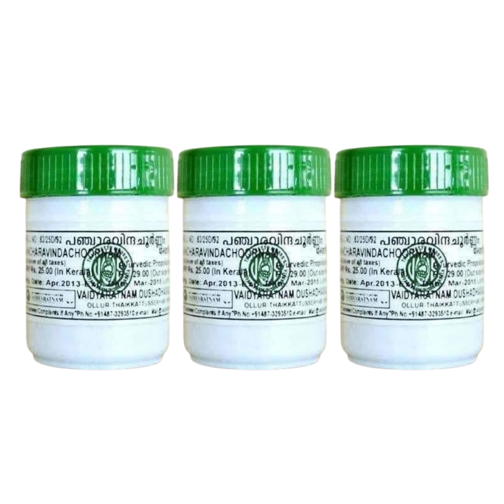 Vaidyaratnam Pancharavinda Choornam - Distacart