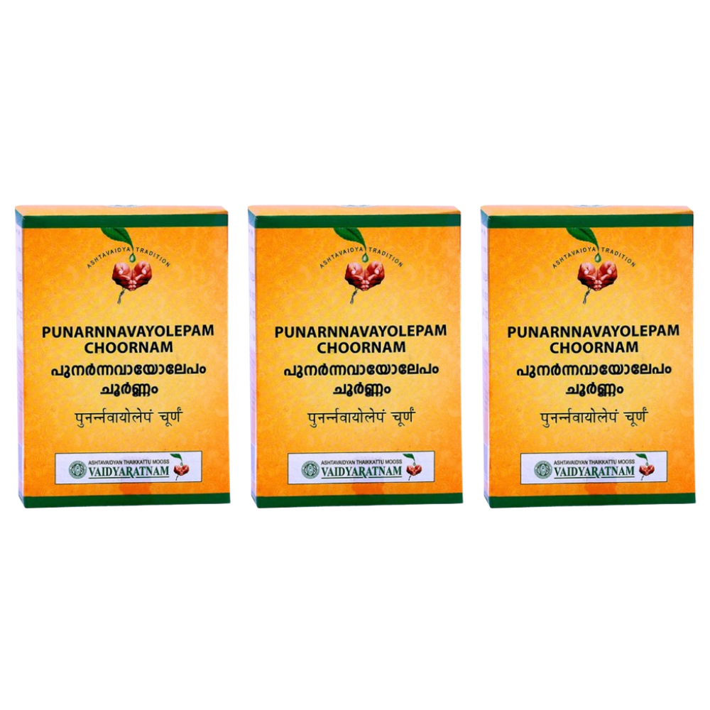 Vaidyaratnam Punarnnavayolepam Choornam - Distacart