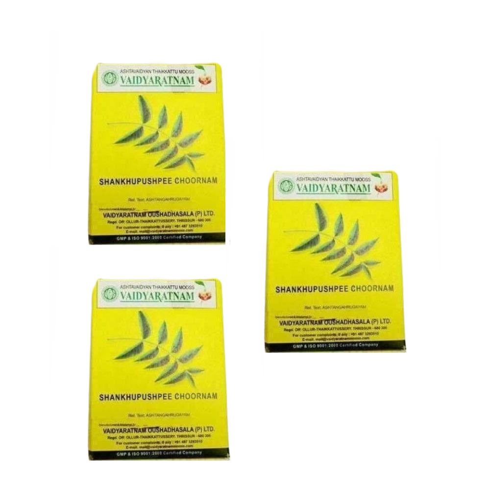 Vaidyaratnam Sankhupushpi Choornam - Distacart