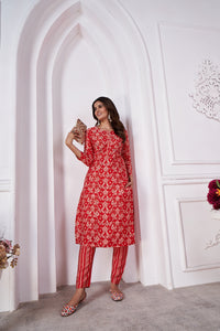Thumbnail for NOZ2TOZ Women's Party Wear Premium Royal Silk Kurta With Pant And Duppata Set - Pink - Distacart