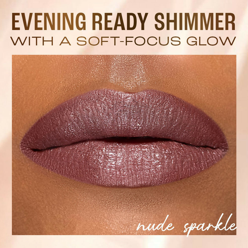 Lakme Be-jewel Shimmer Lip Liquid - Nude Sparkle