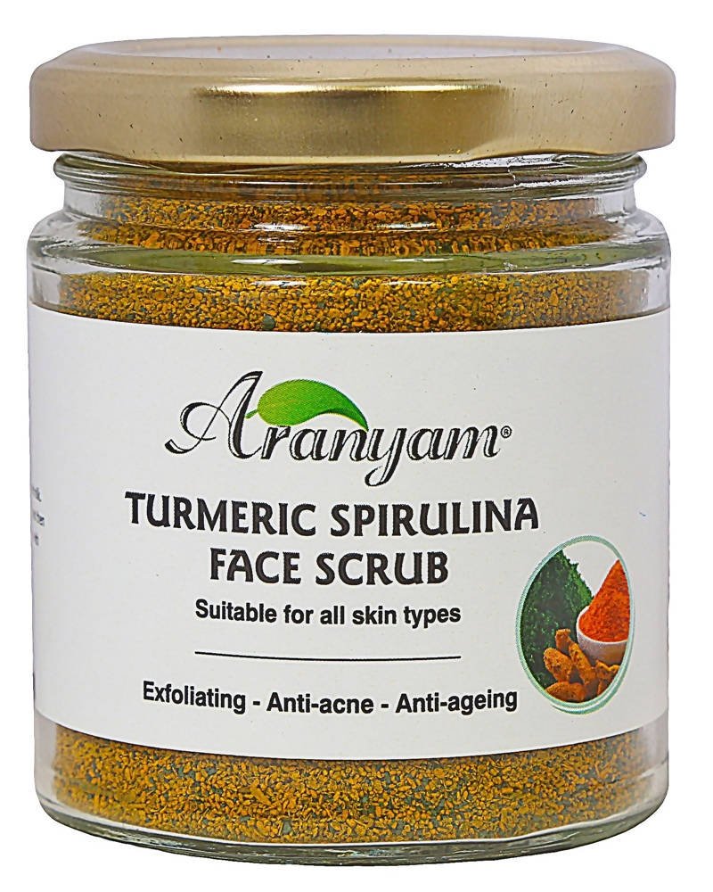 Aranyam Turmeric Spirulina Face Scrub - Distacart