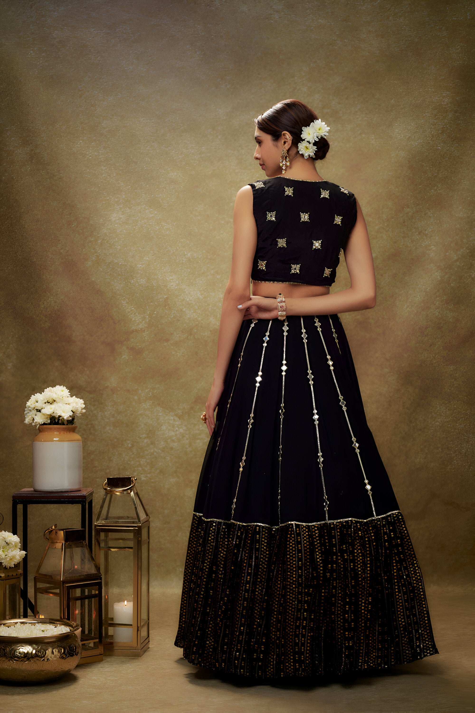 Lehenga Mart Designer Lehenga Choli - Black - Distacart