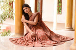 Thumbnail for Joban Fashion Amber Crepe Chiffon Pure Handloom Banarasi Silk Saree