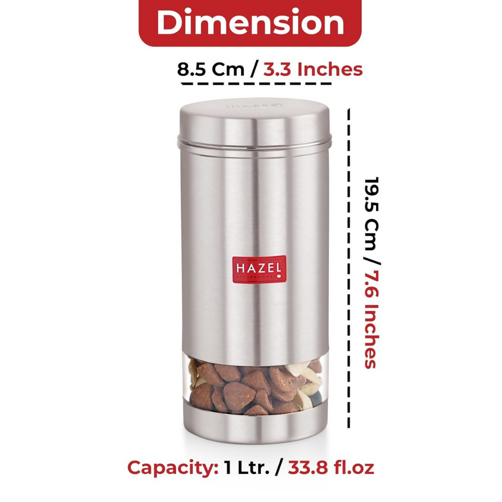 Hazel Stainless Steel Kitchen Containers - Dista
