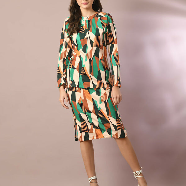 Myshka Women's Multi Embellished Raglan Sleeve Party Top - Distacart