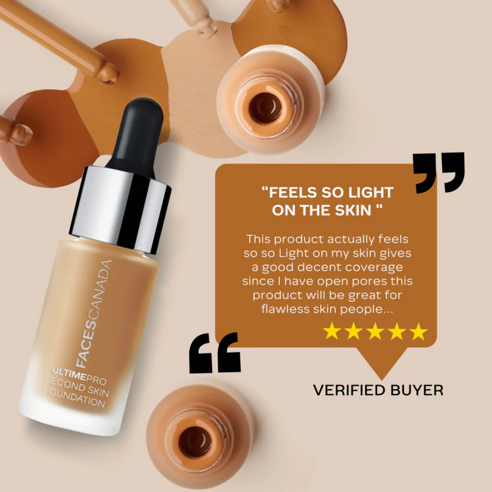 Faces Canada Ultime Pro Second Skin Foundation - Absolute Ivory 012 - Distacart