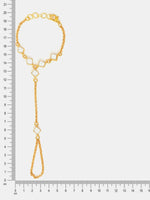 Thumbnail for Ruby Raang Noor Minimal Gold Hand Chain