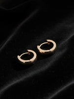 Thumbnail for NVR Men's Rose Gold Plated Hoop Earrings - Distacart