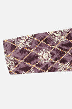 Thumbnail for Ahika Purple Viscose Rayon Ethnic Motifs Straight Kurta