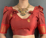 Thumbnail for Malishka Export Cotton Silk Woven Ready To Wear Saree With Blouse Piece - Pista - Distacart