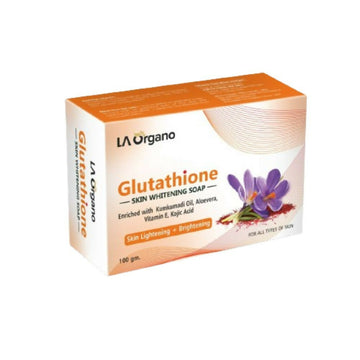 LA Organo Glutathione Kumkumadi Skin Lightening & Brightening Soap - Distacart