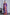Morchari Purple Cotton Handloom Mirror Work Saree Unstitched Blouse
