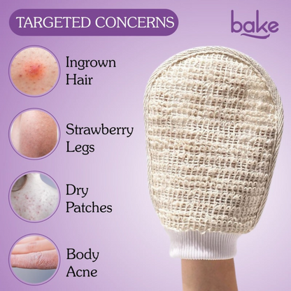Bake Exfoliating Bath Glove with Ramie plant Fibre - Distacart