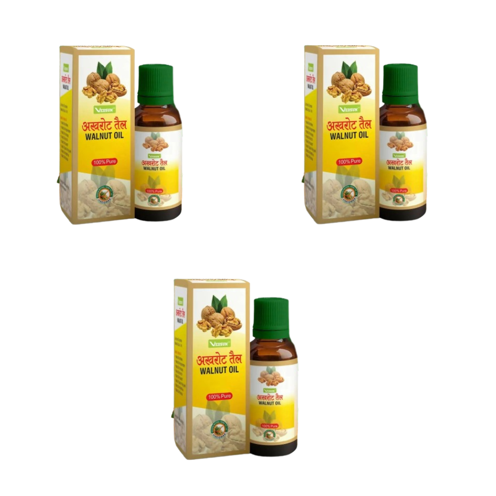 Vedsun Naturals Walnut Oil Pure and Organic for skin and Hair For Baby's Massage - Distacart