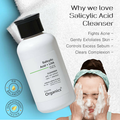 Dravida Organics 2% Salicylic Acid Face wash - Dista