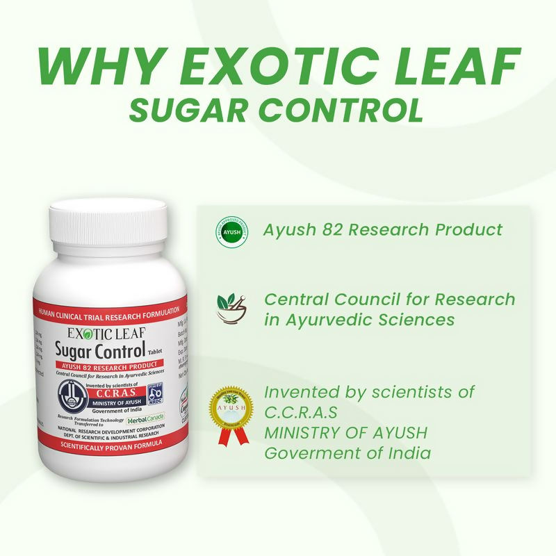 Exotic Leaf Sugar Control Tablets - Distacart