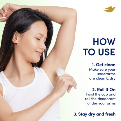 Dove Roll-On Deodorant Cucumber & Green Moisturising Cream - Distacart