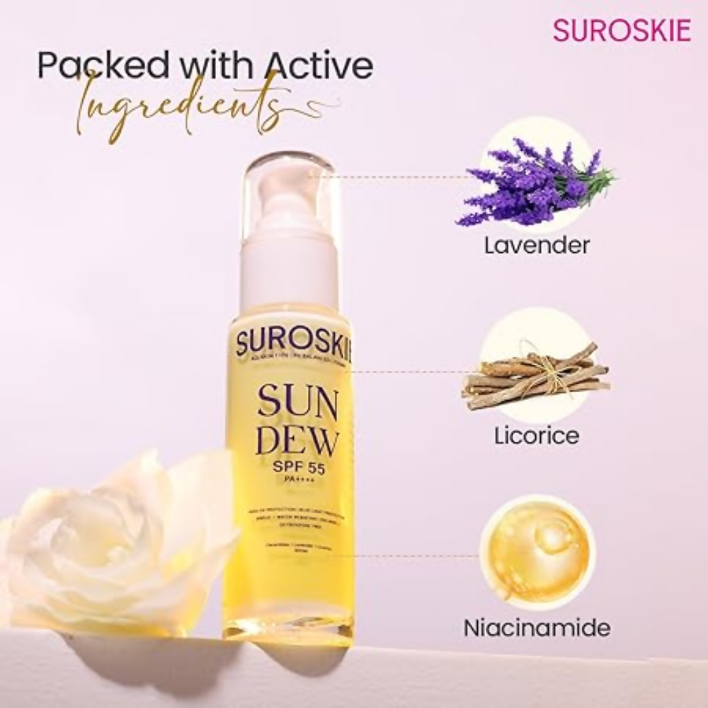 SUROSKIE SUN DEW SPF 55 PA++++ - Distacart