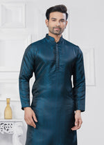 Thumbnail for Joban Fashion Men's Jacquard Silk Rama Printed Kurta Pyjama set - Distacart