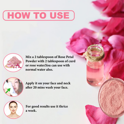 VedicAyurveda Rose Petals Powder - Dista