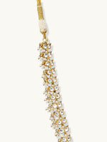 Thumbnail for Nuyug 22K Gold-Plated Kundan & Pearl Studded Matha Patti Head Jewellery