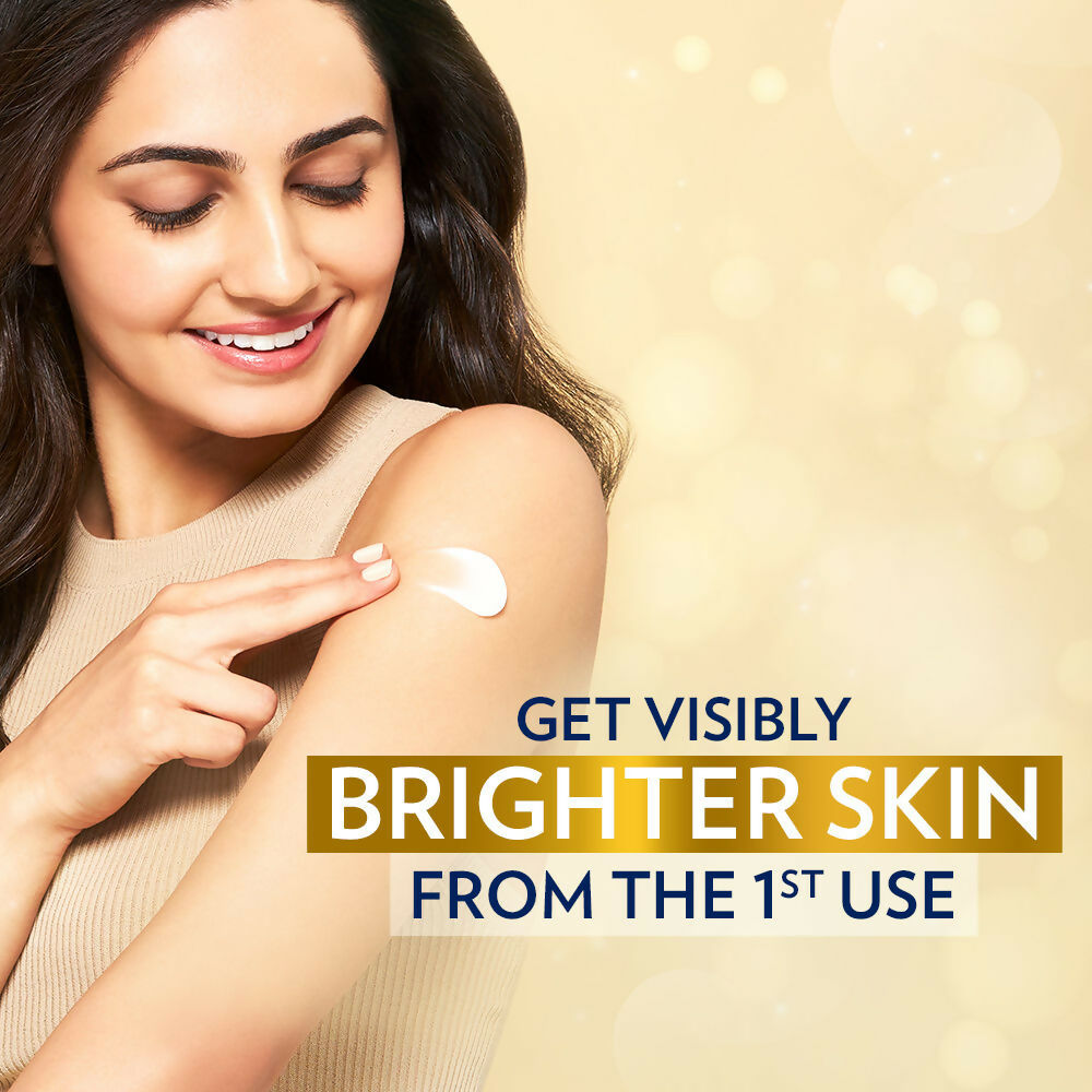 Vaseline Healthy Bright Daily Brightening Body Lotion & Gluta-Hya Flawless Glow Serum-In-Lotion Combo - Distacart