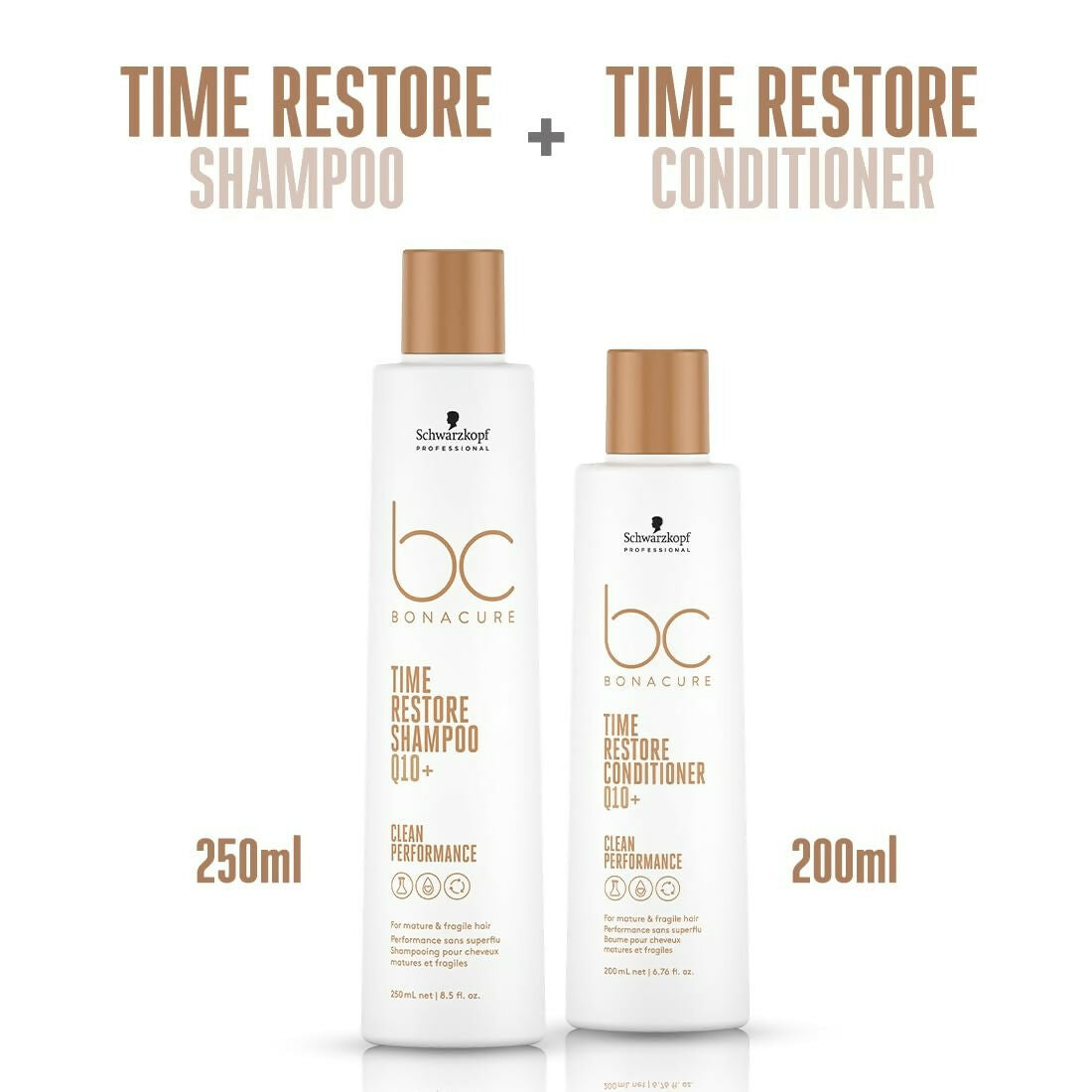 Schwarzkopf Professional Bonacure Q10 Time Restore Combo - Distacart