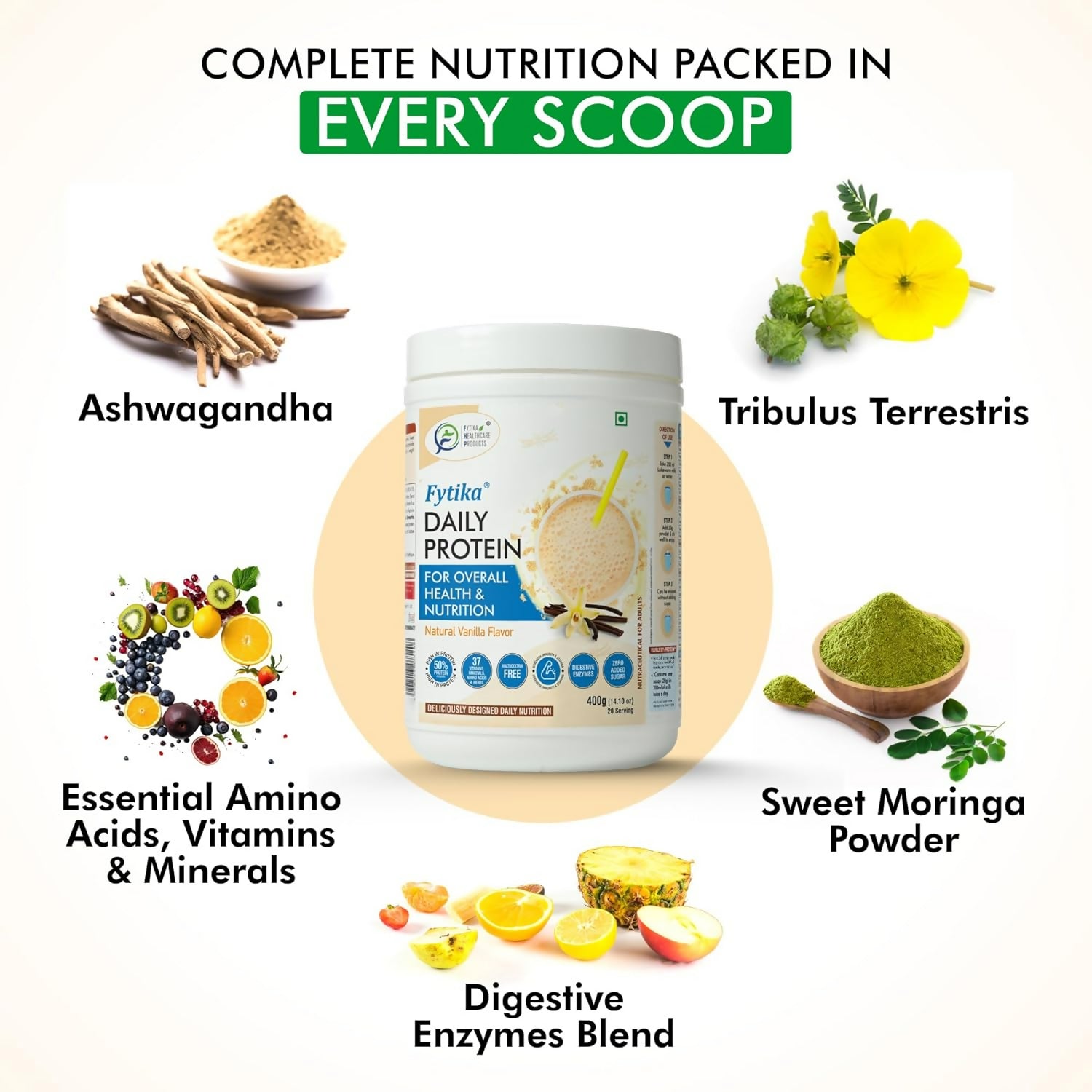 Fytika Healthcare Products Daily Protein Powder - Distacart